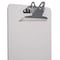 Better Office Products Plastic Clipboards, 12 Pack, Durable, 12.5 x 9 Inch, Standard Metal Clip, Transparent Clear, 12PK 45100 - alternate 4